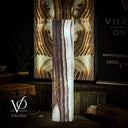 White Ice Onyx Floor Lamp (Hexagon Lamp #3)