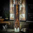 White Ice Onyx Floor Lamp (Hexagon Lamp #3)