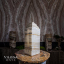 White Ice Onyx Lamp (Table Lamp #6)