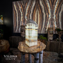 White Ice Onyx Lamp (Table Lamp #6)